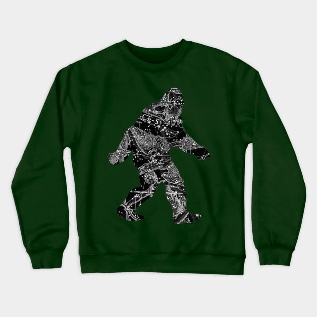 Celestial Sasquatch Crewneck Sweatshirt by ACE5Handbook